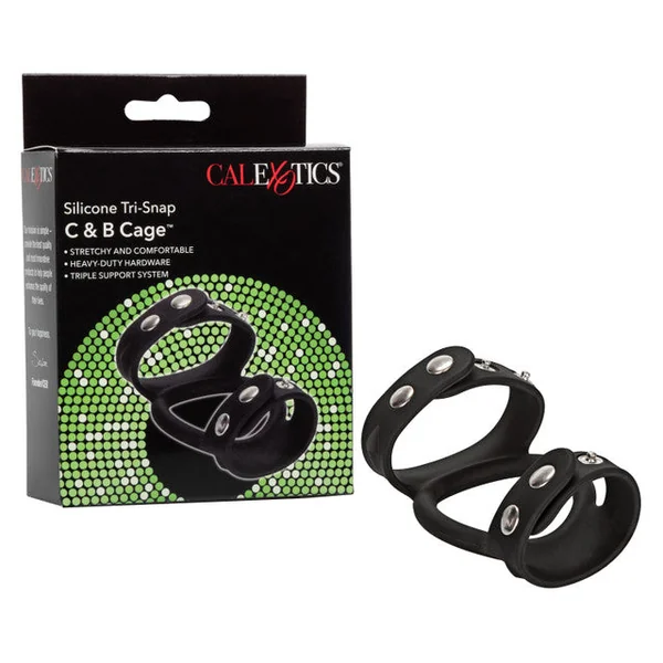 CalExotics Silicone Tri-Snap C & B Cage