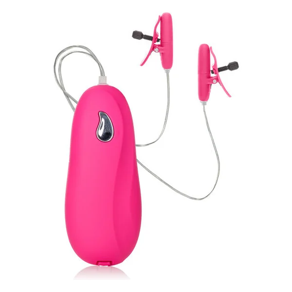CALEXOTICS - VIBR HEATED NIPPLE TEASERS PINK
