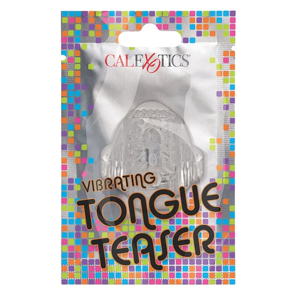 CalExotics Vibrating Tongue Teaser Foil Prepack of 24 - Clear