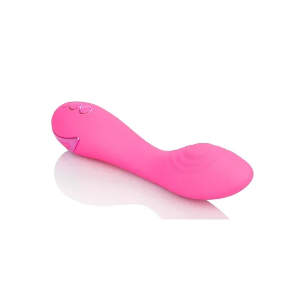 California Dreaming Surf City Centerfold Rechargeable Silicone Vibrator – Pink