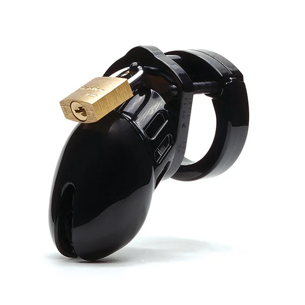 Cb-6000s 2 1-2" Cock Cage & Lock Set - Black