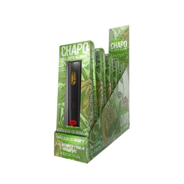 Chapo El Jefe Blend 3.5g Disposable Green Gummy Sativa