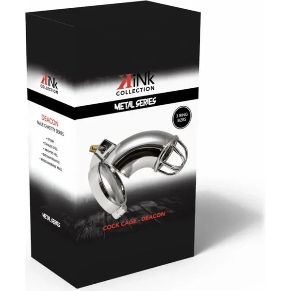 Chastity Cage - Deacon | Chrome-plated Steel & Secure Locking