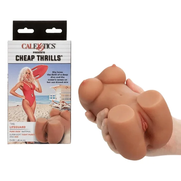 Cheap Thrills Lifeguard Brown Realistic Masturbator
