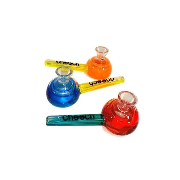 Cheech Double Colored Glycerin Hand Pipe