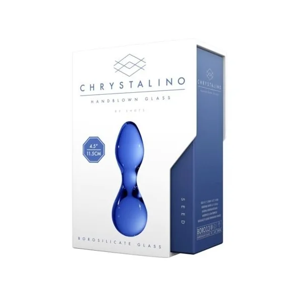 Chrystalino Hand Blown Glass Butt Plug Seed