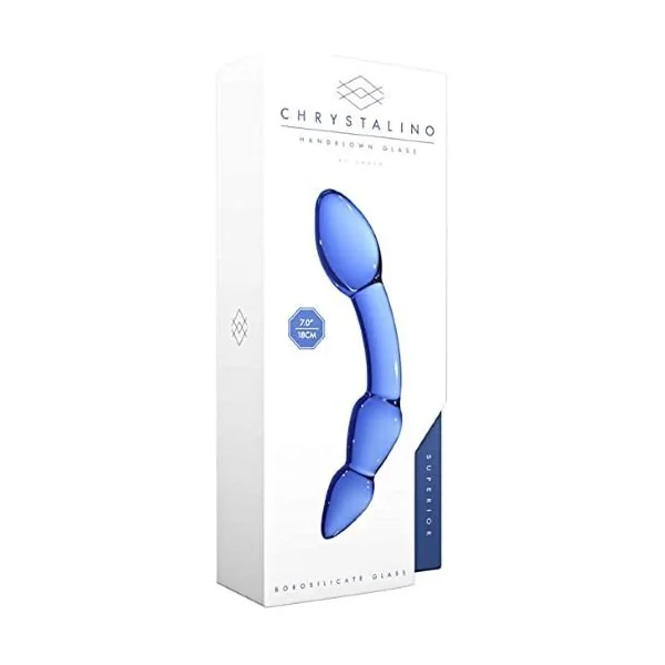 Chrystalino Hand Blown Glass Dildo Superior
