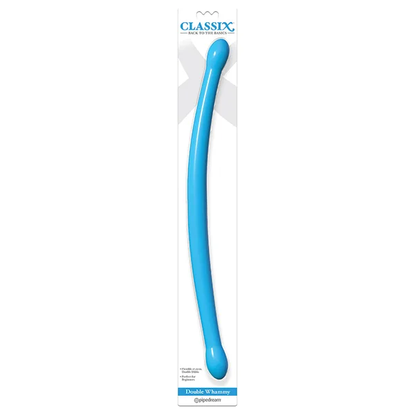 Classix Double Whammy Dildo - Blue