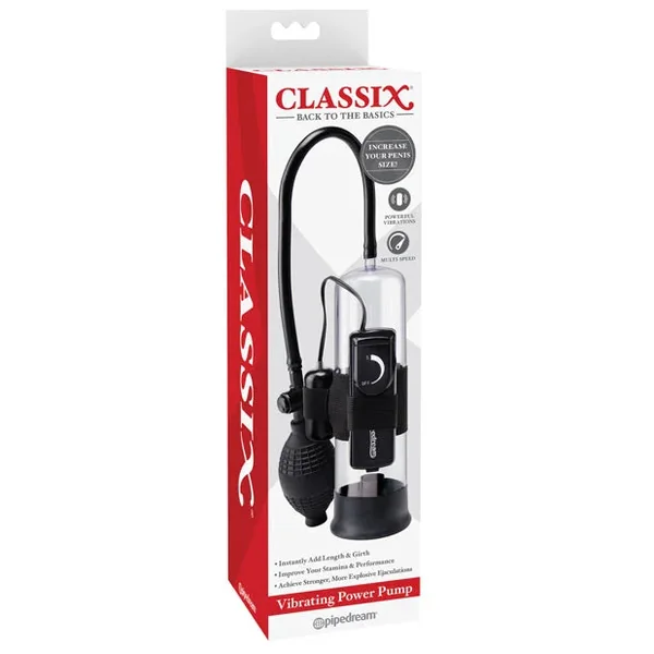 Classix Vibrating Power Penis Pump