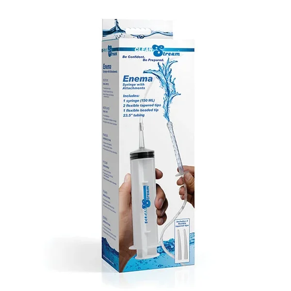 Cleanstream Enema Syringe w/Attachments