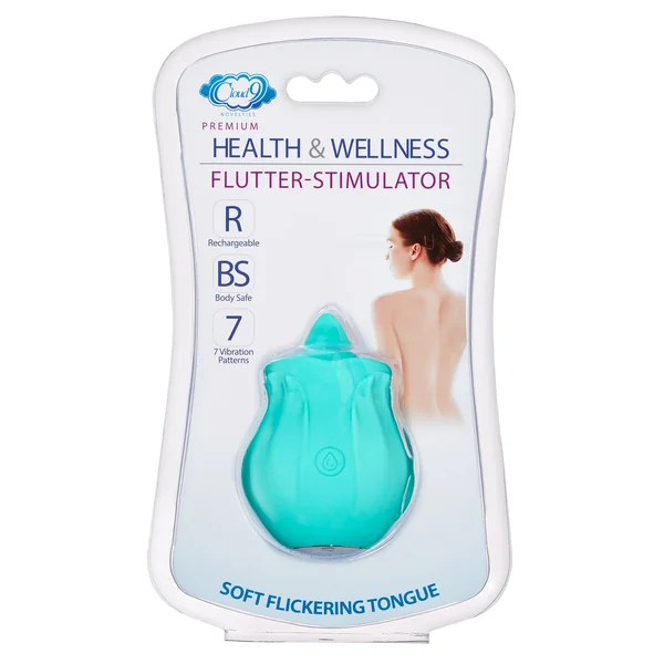 CLOUD 9 HEALTH & WELLNESS FLUTTER ORAL TONGUE STIMULATOR TEAL
