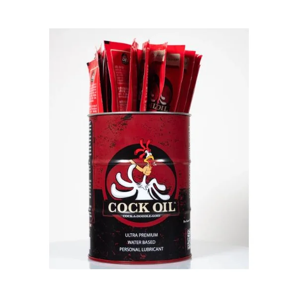 COCK OIL WATER BASED OIL DRUM 25 FOIL PACKETS