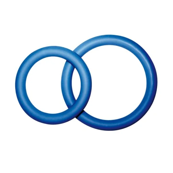 CockRing Potenz Duo Blue Small Penis Rings (Size S) Sex Toys for man