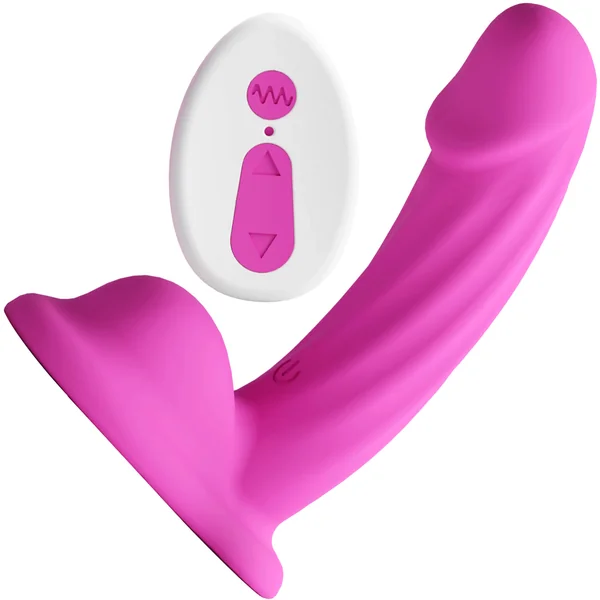 Colours Curve 5" Silicone Vibrating Grinding Dildo With Remote By NS Novelties