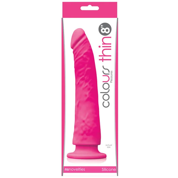 Colours Pleasures Thin 8 inch Dildo