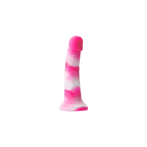 Colours Pleasures Yum Yum 7 in. Dildo, 7.0 Inch Insertable, 1.9 Inch Max Width, Pink