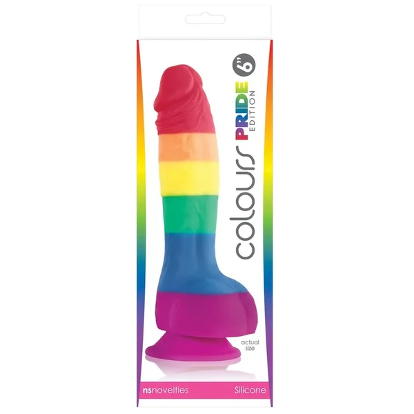 Colours Pride Edition 6″ Dong w/Suction Cup