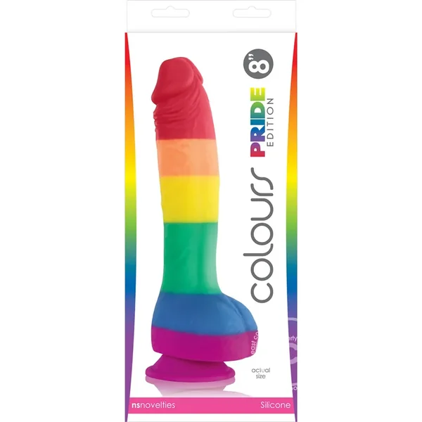 Colours Pride Edition 8-inch Silicone Dildo