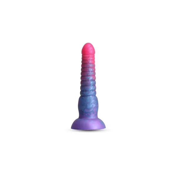 Colours Stacked 6 in. Dildo, 5.51 Inch Insertable, 1.54 Inch Max Width, Pink/Blue