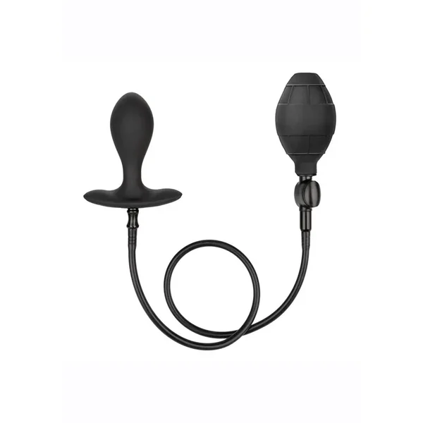 COLT Weighted Pumper Inflatable Silicone Anal Plug – Black