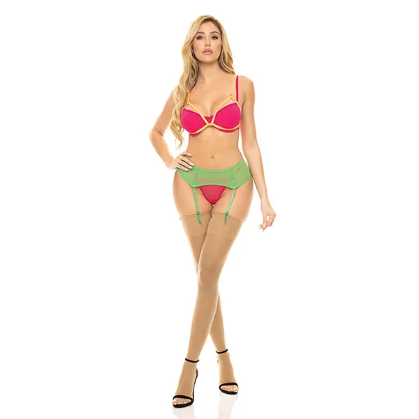 Come To Me G-String Set Neon S/M