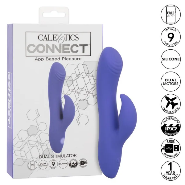 Connect Dual Stimulator Interactive Vibrator by Cal Exotics