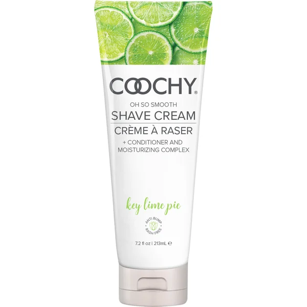 COOCHY Oh So Smooth Shave Cream - Key Lime Pie 7.2 oz (213 mL)