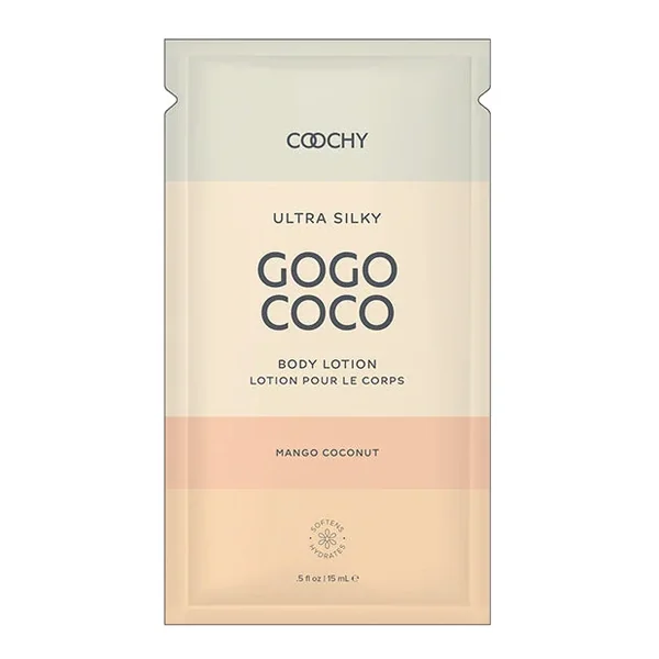COOCHY Ultra Silky Body Lotion Foil – .35 oz Mango Coconut