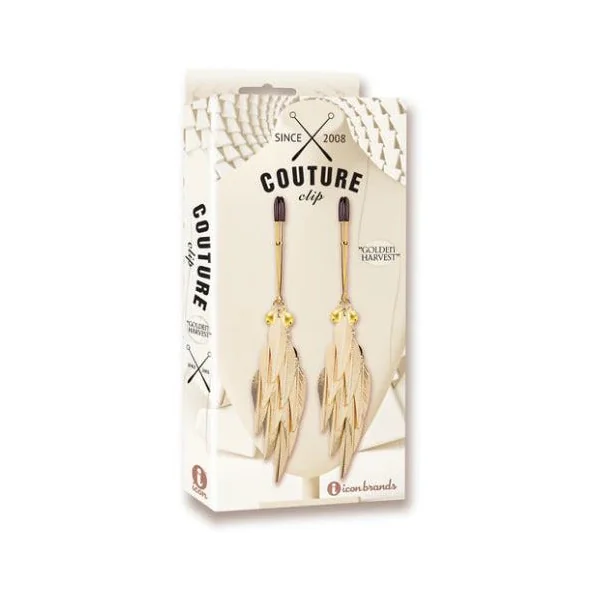 Couture Clips Golden Harvest Nipple Clamps by Icon