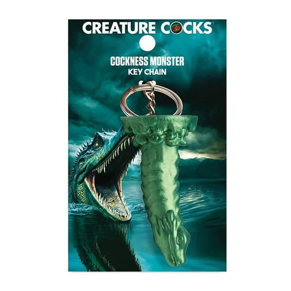 Creature Cocks Cockness Monster Silicone Keychain