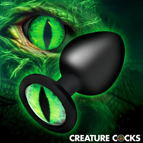 Creature Eye Green Eye Silicone Butt Plug – Large