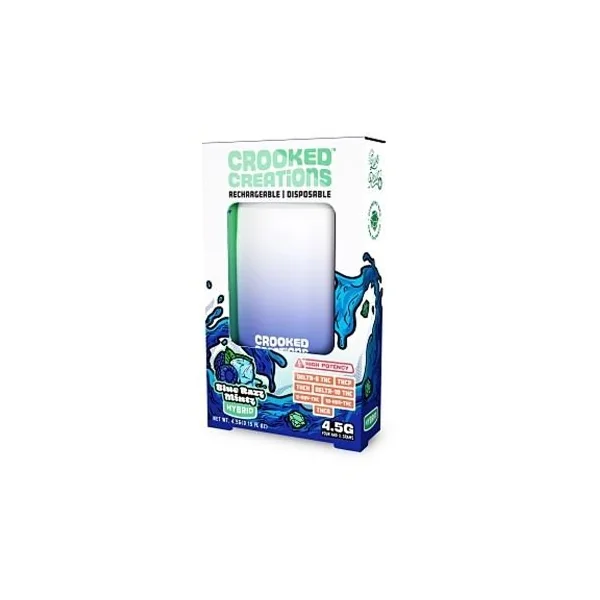 Crooked Creations 4.5g Mix Blend Disposable Blue Razz Mintz