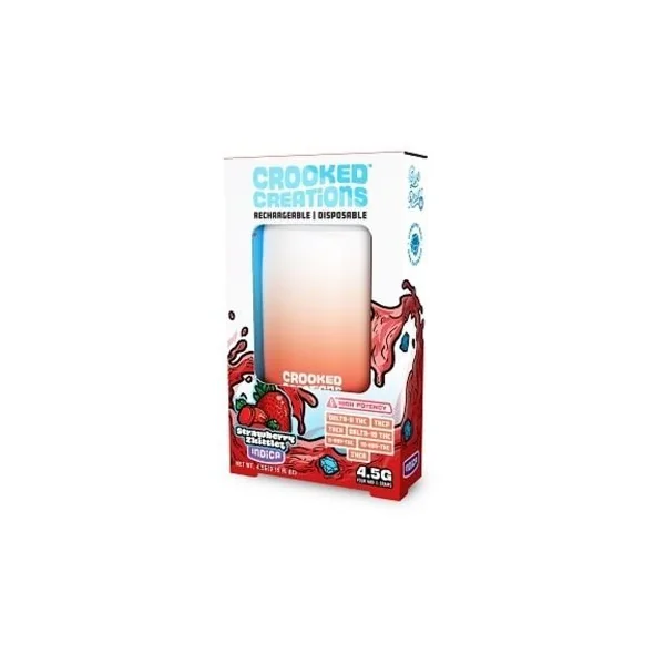 Crooked Creations 4.5g Mix Blend Disposable Strawberry Zkittlez
