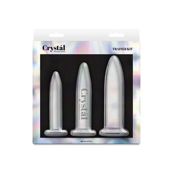 Crystal Anal Trainer Kit – Clear 3 pc Set