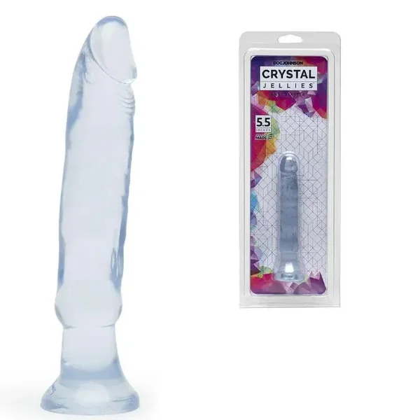 CRYSTAL JELLIE 5.5″ ANAL STARTER – CLEAR