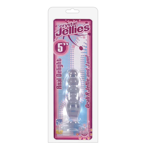 Crystal Jellies 5" Anal Delight - Clear