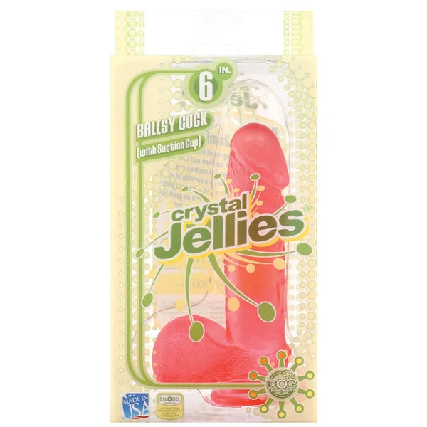 Crystal Jellies 8 inch Ballsy Cock