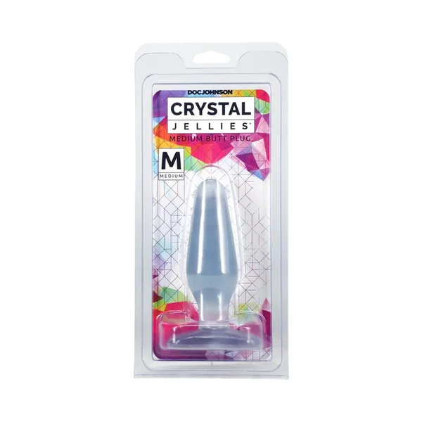 Crystal Jellies – Butt Plug Clear Medium