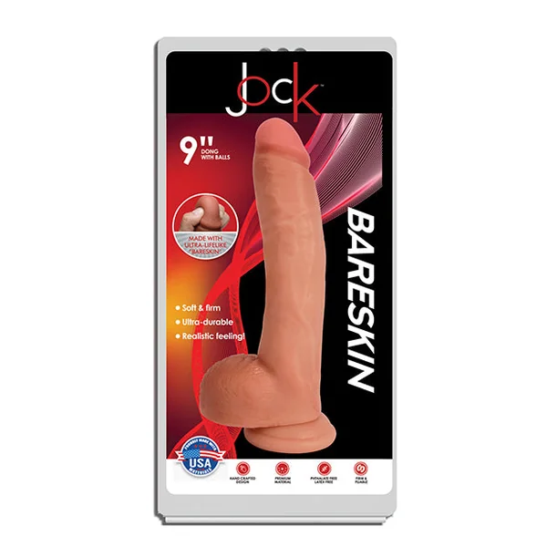 "Curve Novelties 10"" Bareskin Dong W/balls"