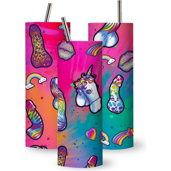 Customized Erotic Stainless Steel Tumbler Cup - 20 oz / 591 ml