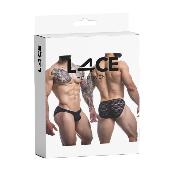 Cut For Men L4CE Bikini Bulge Black – X-LARGE