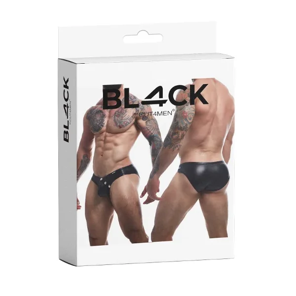 CUT FOR MEN SNAP ERGONOMIC BRIEF SMALL BLACK