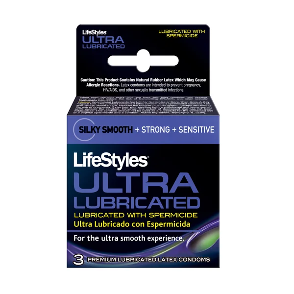 (D) LIFESTYLES ULTRA LUBRICATE SPERMICIDE 3 PK