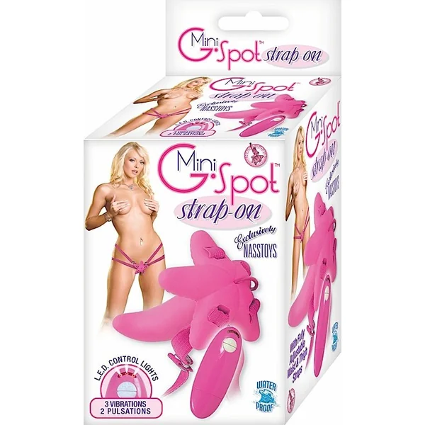 (D) MINI G SPOT STRAP ON PINK