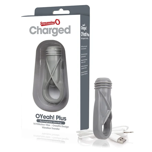 (D) SCREAMING O CHARGED O YEA PLUS VOOOM MINI VIBE GREY