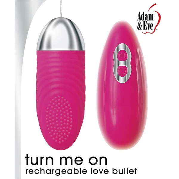 (D)ADAM & EVE TURN ME ON RECHARGEABLE LOVE BULLET
