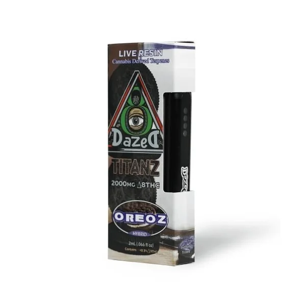 Dazed Titanz 2 Gram D8 Disposable Oreoz Hybrid