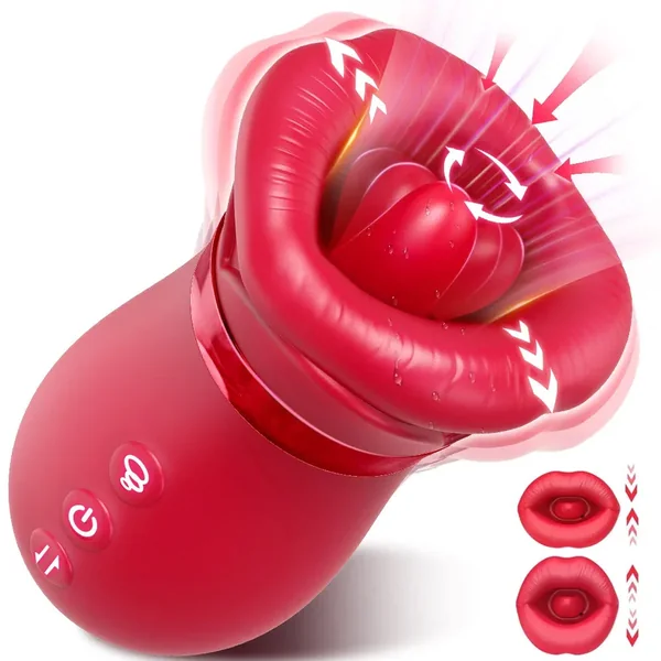 DearVibe Tongue Rose Vibrators