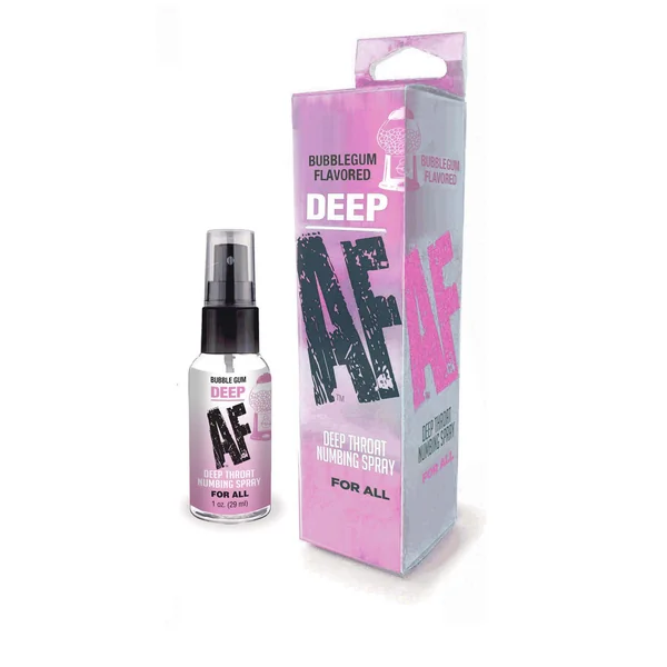Deep Af Throat Numbing Spray 1oz – Bubblegum