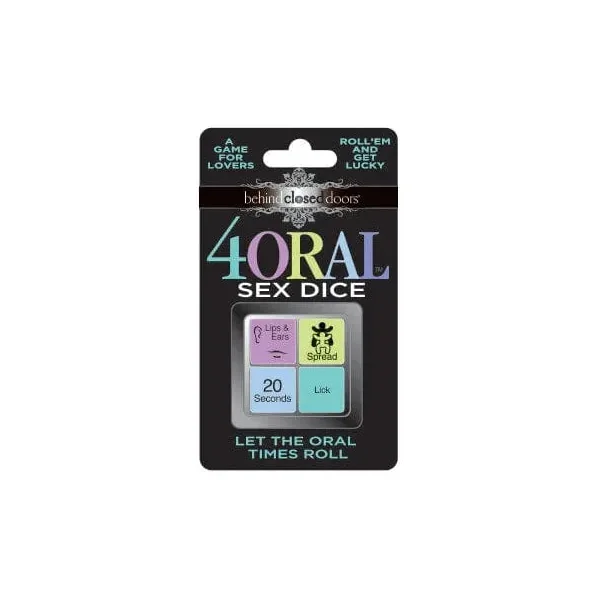 Dice game - Behind Closed Doors - 4 Oral Dice